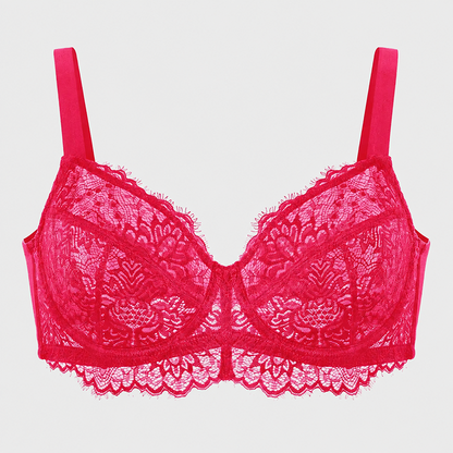 Ultra-Light Lace Underwire Push-Up Bra