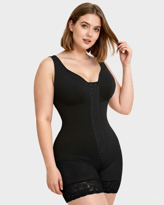 Extra Plus Size Shaper Bodysuit Tummy Control Shapewear mit BH