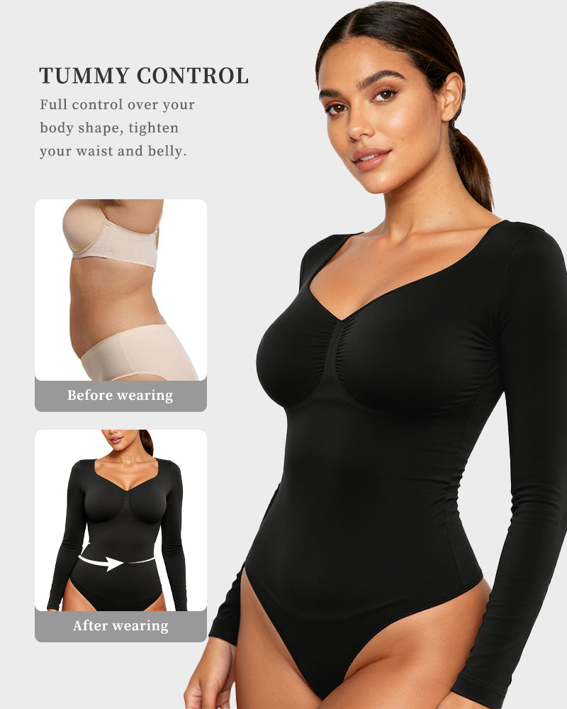 Long Sleeve Shaping Bodysuit