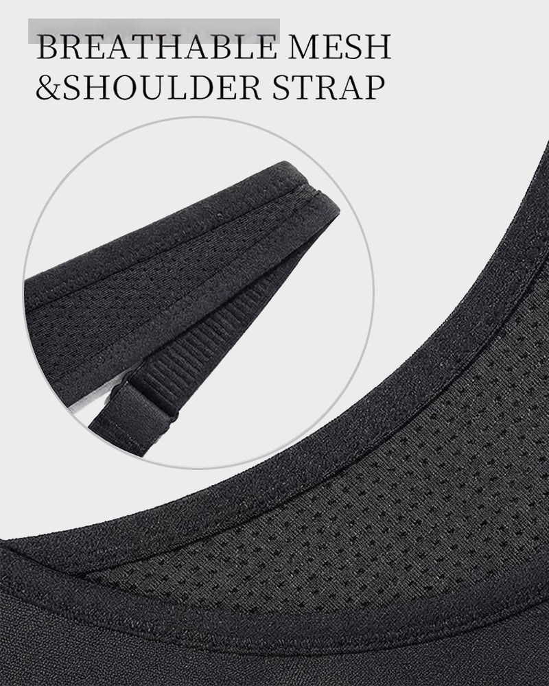 High Impact Sports Bra Plus Size Wirefree Bounce Control