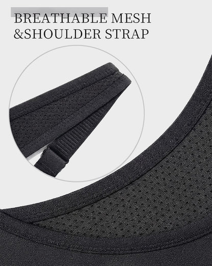 High Impact Sports Bra Plus Size Wirefree Bounce Control