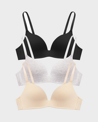 Black+Light Gray+Nude