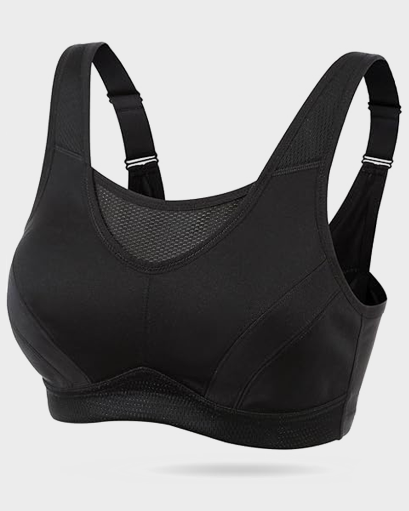 High Impact Sports Bra Plus Size Wirefree Bounce Control