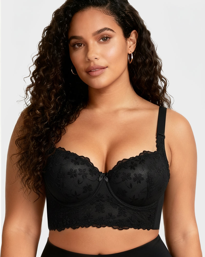 The Lace Bustier | Elegant Push-Up Support