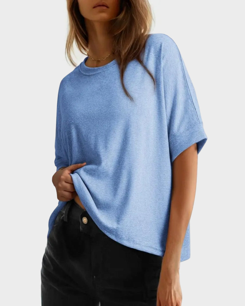 Women's Casual Oversized Tee Comfortable Soft Basic Top