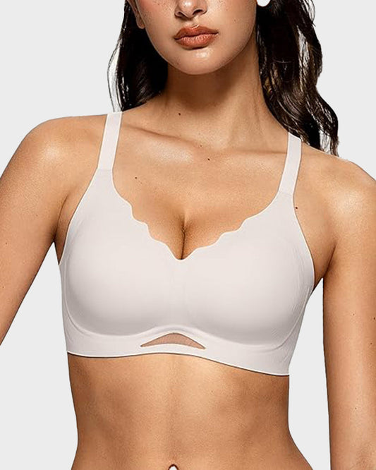 Reggiseno a maglie wireless a comfort morbido senza soluzione di continuità