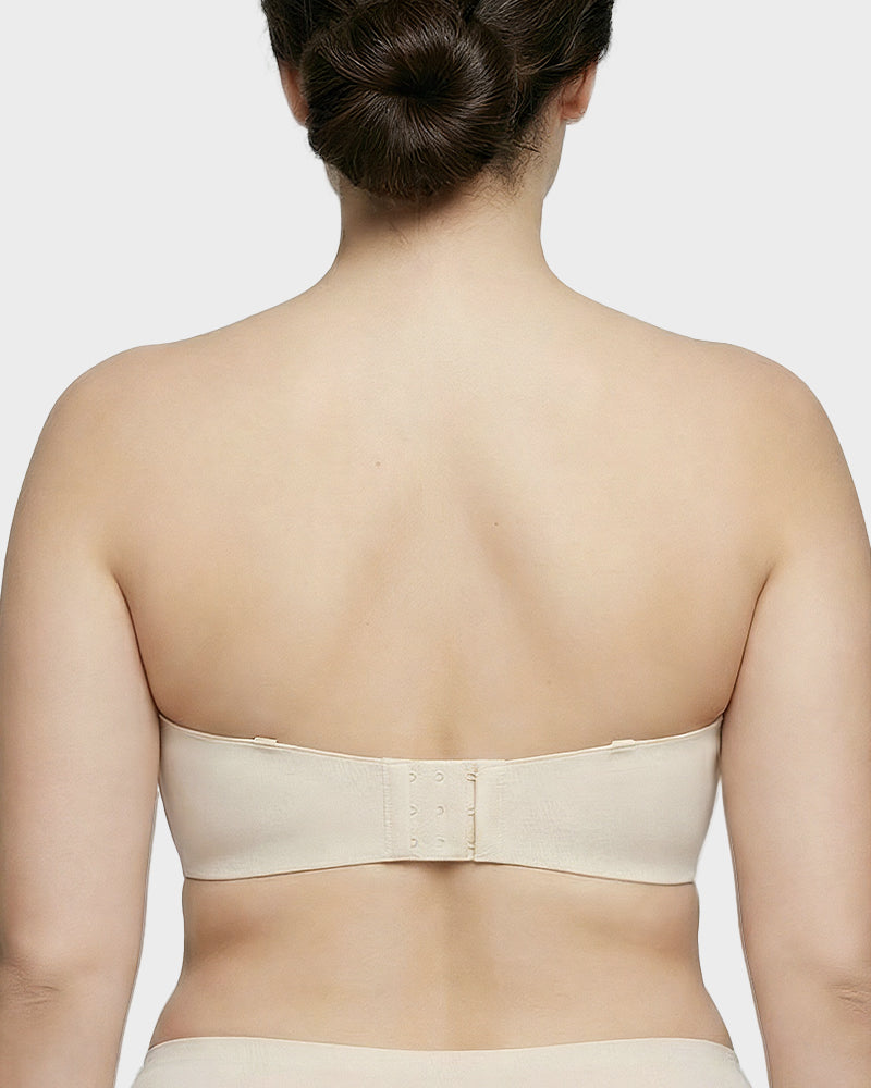 Full Support Non-Slip Convertible Bandeau Bra