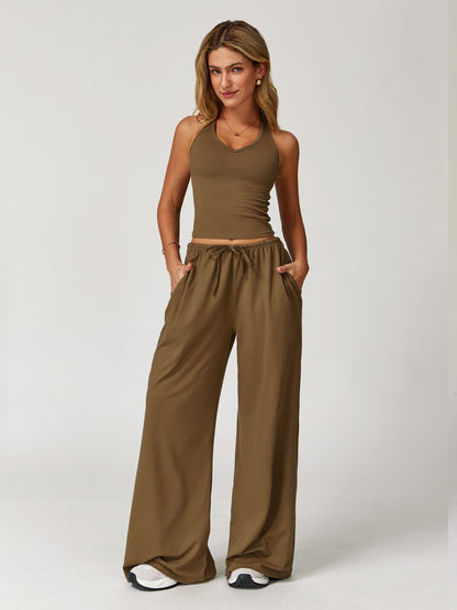 Women's Quick-Dry Halter Sports Set