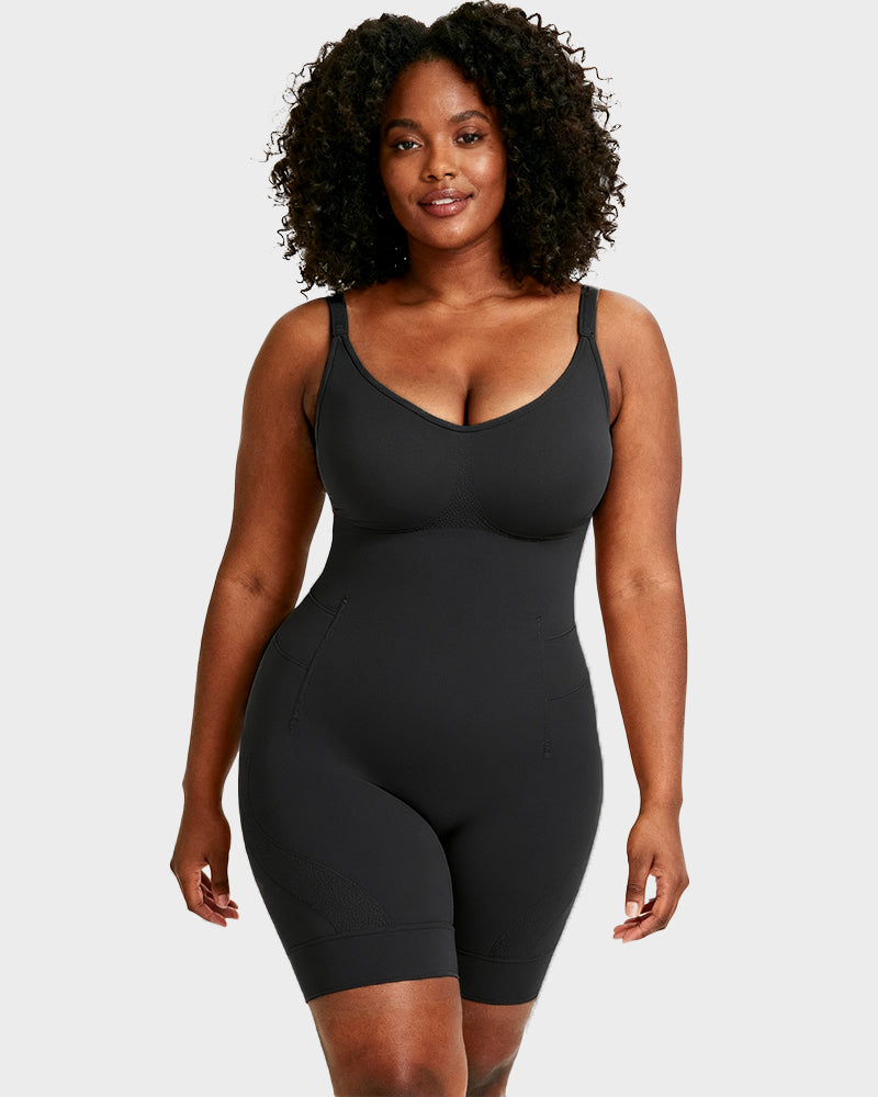 All-in-One Sculpting Bodysuit with Easy-Off Design
