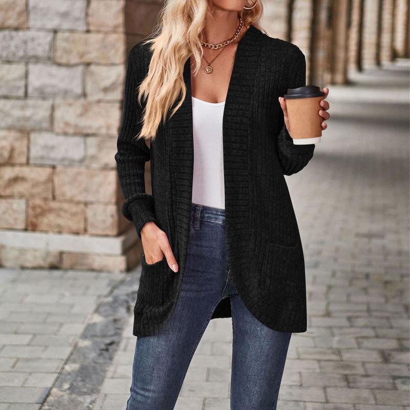 Womens Long Cardigan Lightweight Sweater