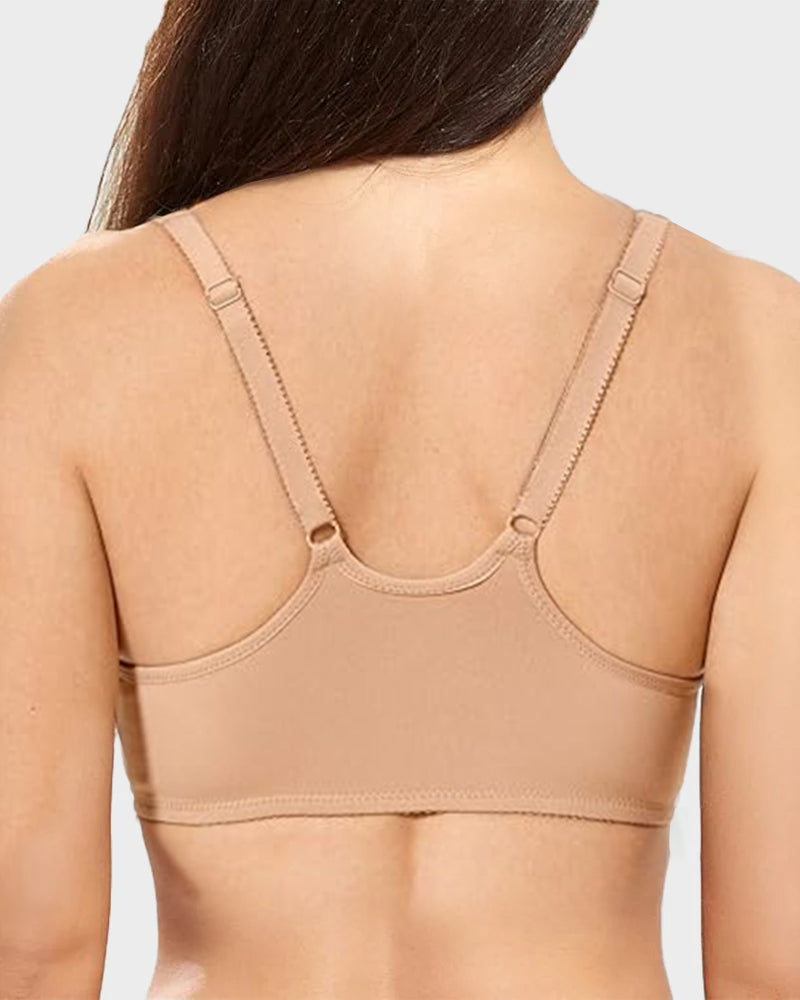 Front Closure Supportive Underwire Plunge Bra