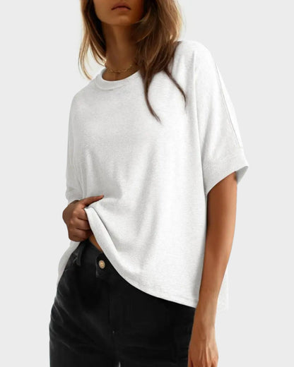 Women's Casual Oversized Tee Comfortable Soft Basic Top