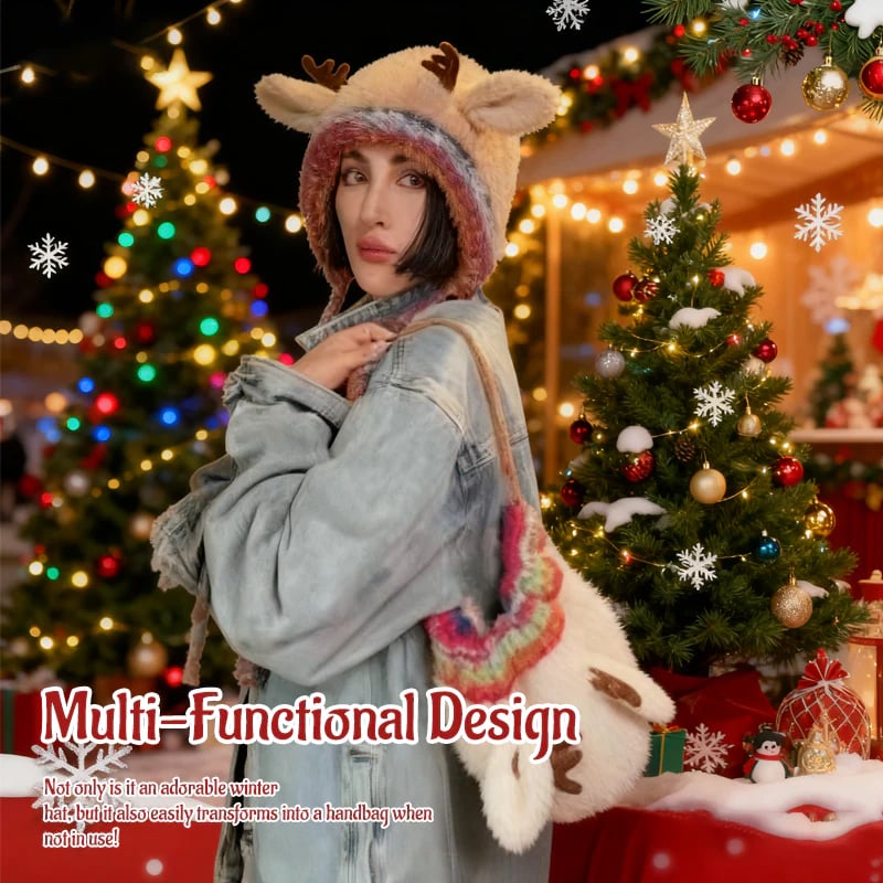 Original Design Festive Christmas Antler Hat