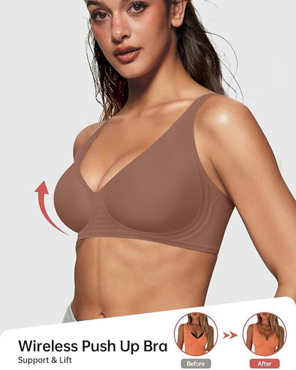 Confort Fit Souple sans fil de confort Deep V sans fil