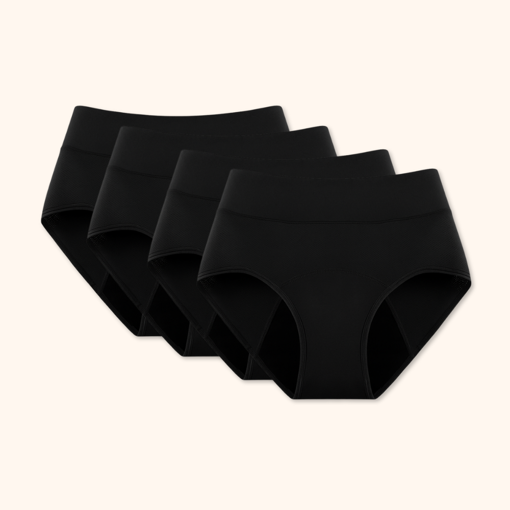 Curvevera 100% Leak-Proof Underwear That Won't Let You Down for Women 60+ (4-Pack)