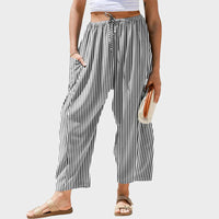 Black White Striped