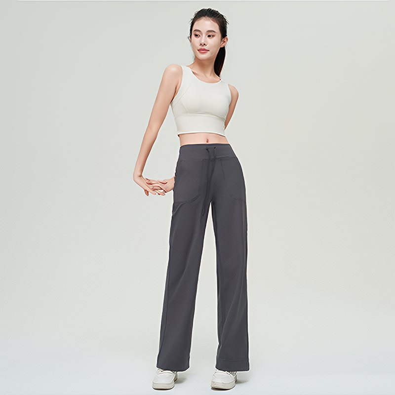 Business Casual High-Waist Wide Leg Pants