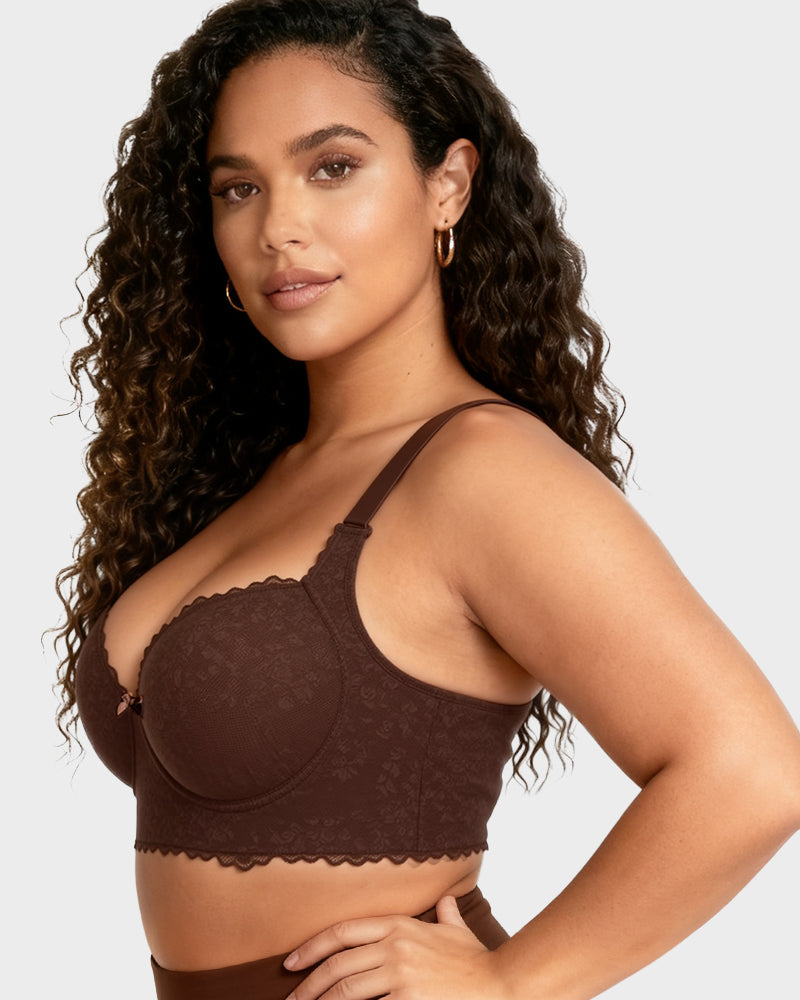 The Lace Bustier | Elegant Push-Up Support