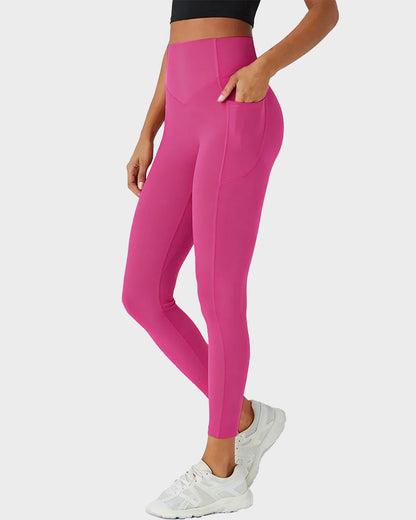 Tummy Control Butt-Lifting Training Leggings with Pockets