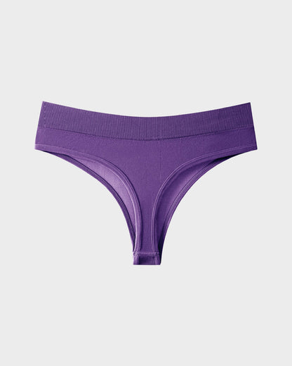 Comfort Seamless Sport Thong Panties (9 Pack)