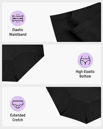 Seamless Tummy Control High-Waist Panties (5 Pack)