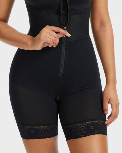 PowerMesh Deep V Bodysuit Shapewear