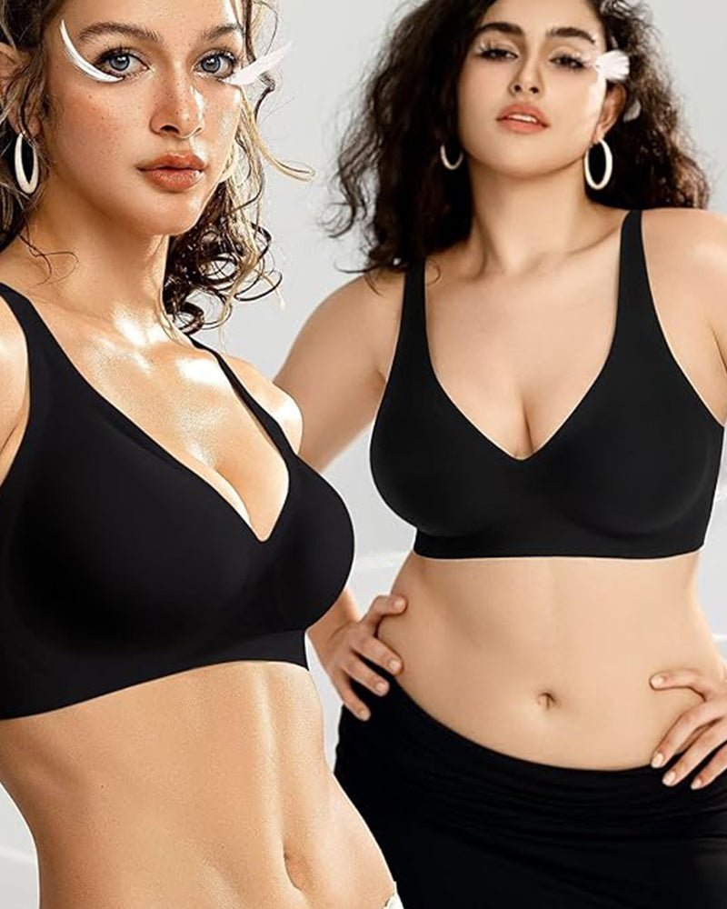 Confort Fit Souple sans fil de confort Deep V sans fil