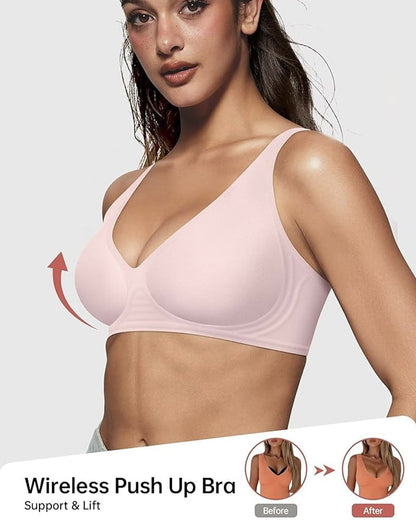Confort Fit Souple sans fil de confort Deep V sans fil