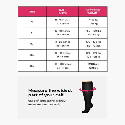 Advanced Wide Compression Socks For Pain Relief
