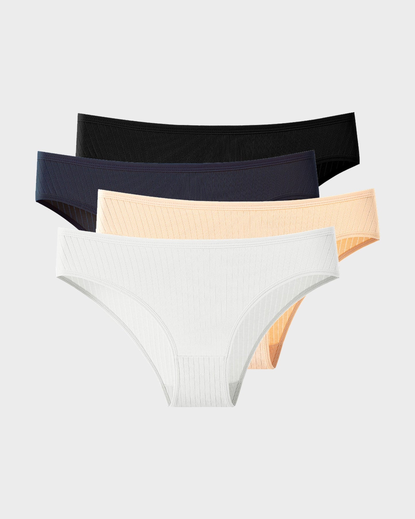 Everyday Comfort Low-Waist Cotton Briefs (4 Pack)