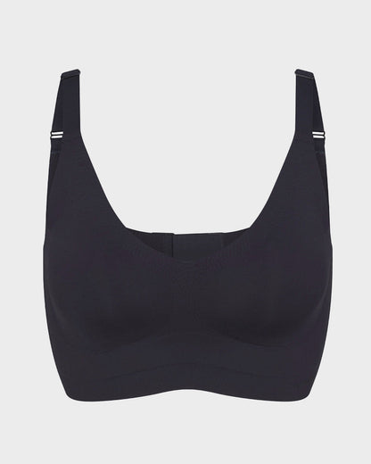 Wireless V-Neck Back & Side Smoothing Bra