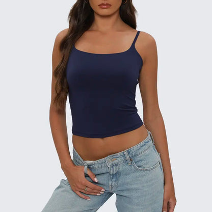 Women's Square Neck Cami Top - Chic & Versatile
