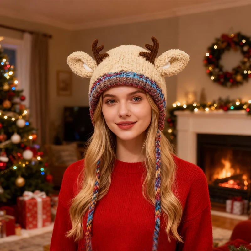 Original Design Festive Christmas Antler Hat