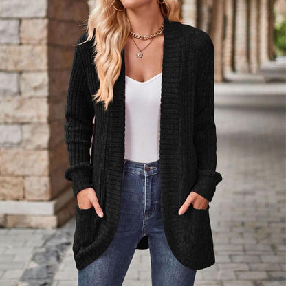 Womens Long Cardigan Lightweight Sweater