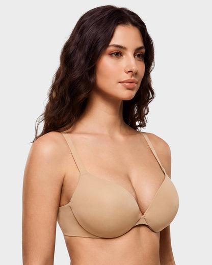 Teardrop Push-Up Underwire T-Shirt Bra