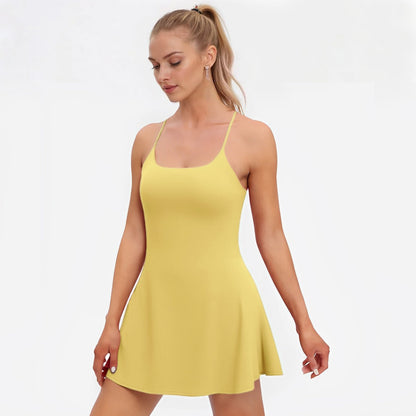 The Ultimate Tummy Control Backless Active Dress