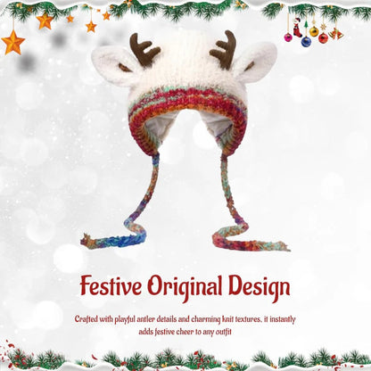 Original Design Festive Christmas Antler Hat