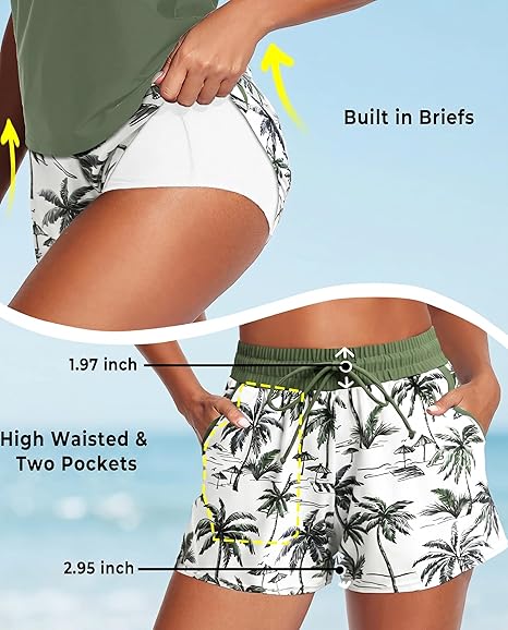⏰LAST DAY 50% OFF - 3 Piece Tankini with Shorts 🔥