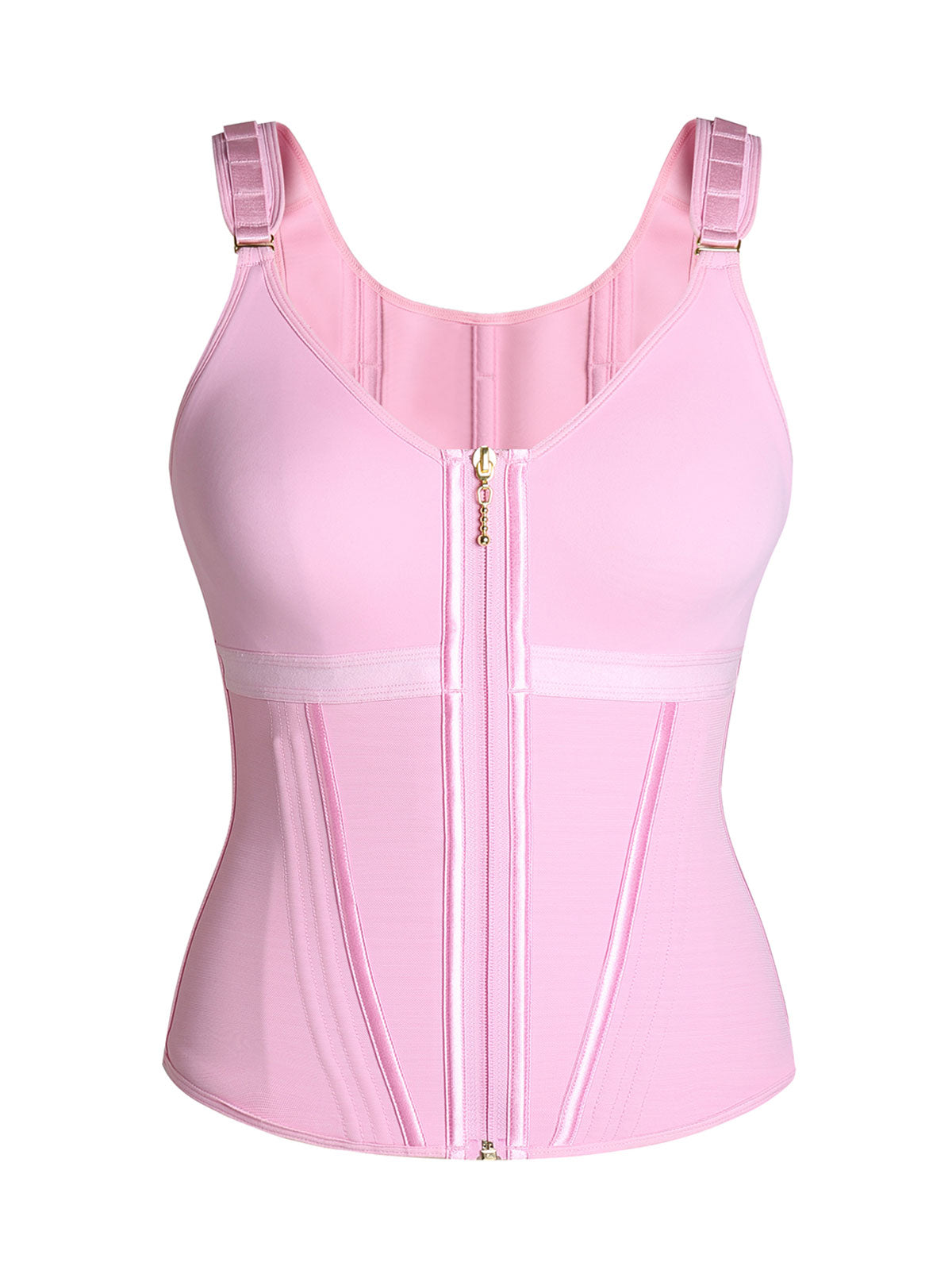 Curvevera™ Extreme Latex Corset Waist Vest With Bra