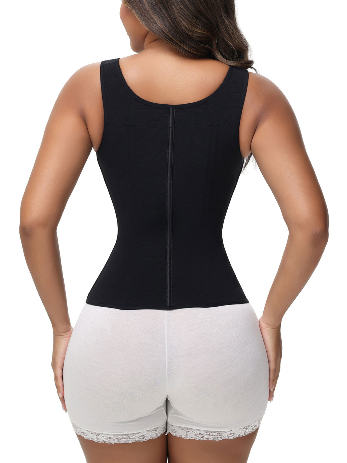 Curvevera™ Extreme Latex Corset Waist Vest With Bra