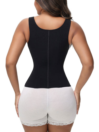 Curvevera™ Extreme Latex Corset Waist Vest With Bra