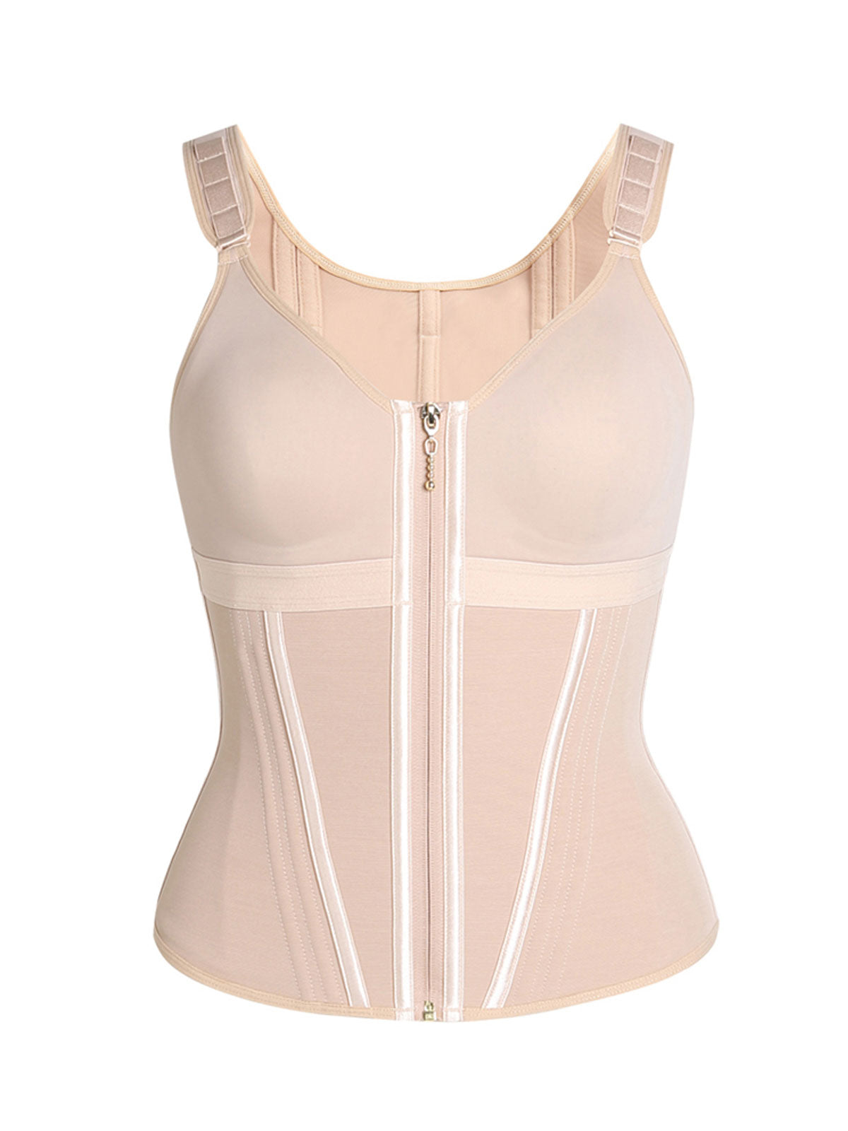 Curvevera™ Extreme Latex Corset Waist Vest With Bra