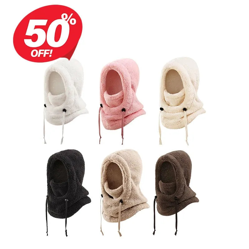 Kids 3-in-1 Fleece Winter Hood