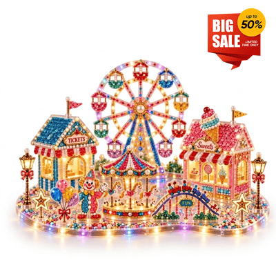 3D LED Christmas Diamond Art DIY Kit