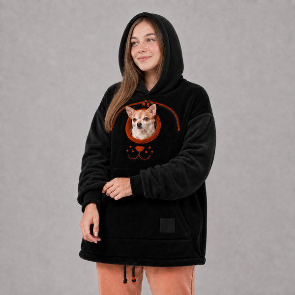 Cozy Fleece Pet Bonding Pouch Hoodie🐾