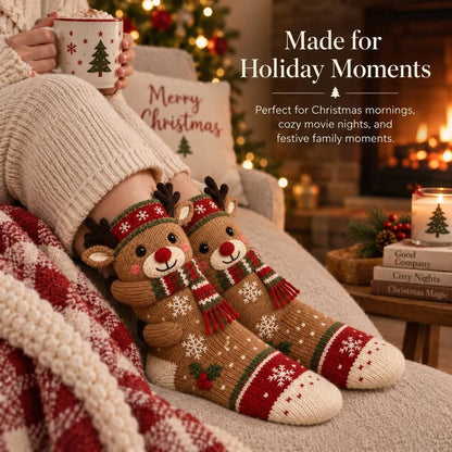 🎅🧦3D Hugging Christmas Socks Cute Wraparound Arms Cozy Festive Socks🎄
