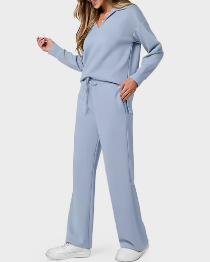 Women's Fall Transition 2-Piece Set - Breathable & Wrinkle Resistant Sweatsuits Sets